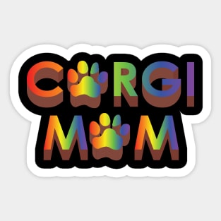 Corgi Mom Sticker